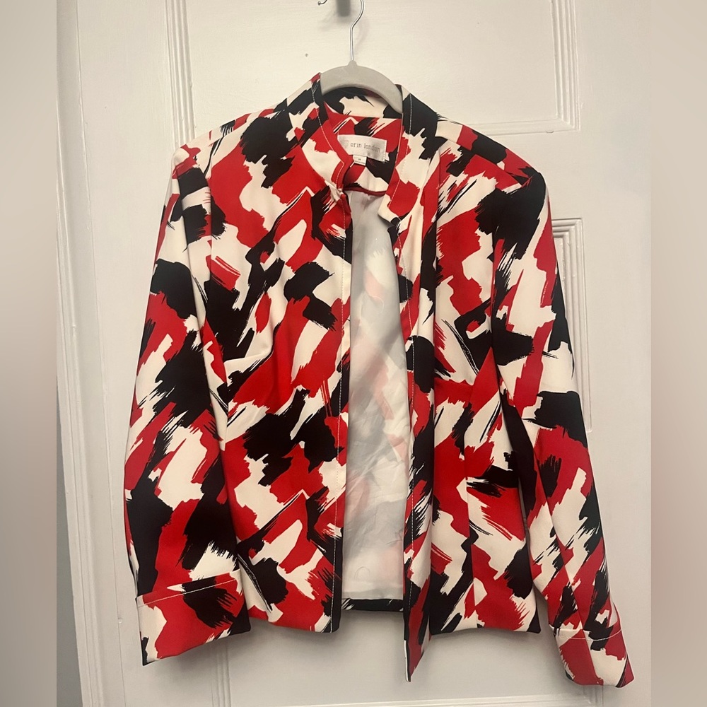 Erin London red jacket